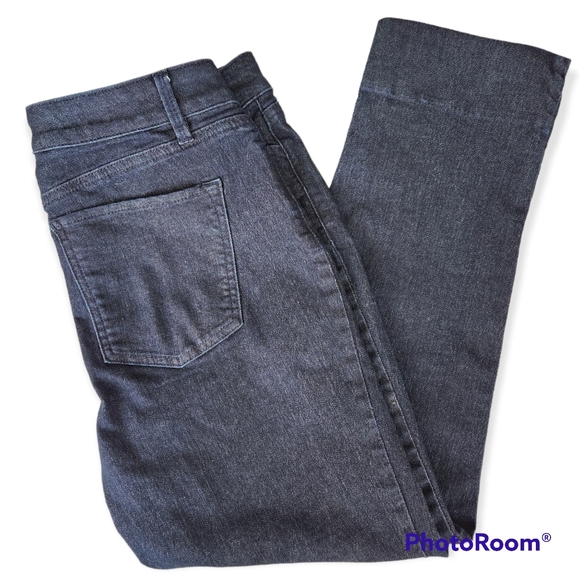 White House Black Market noir dark wash cropped jeans size 8 - Picture 4 of 12